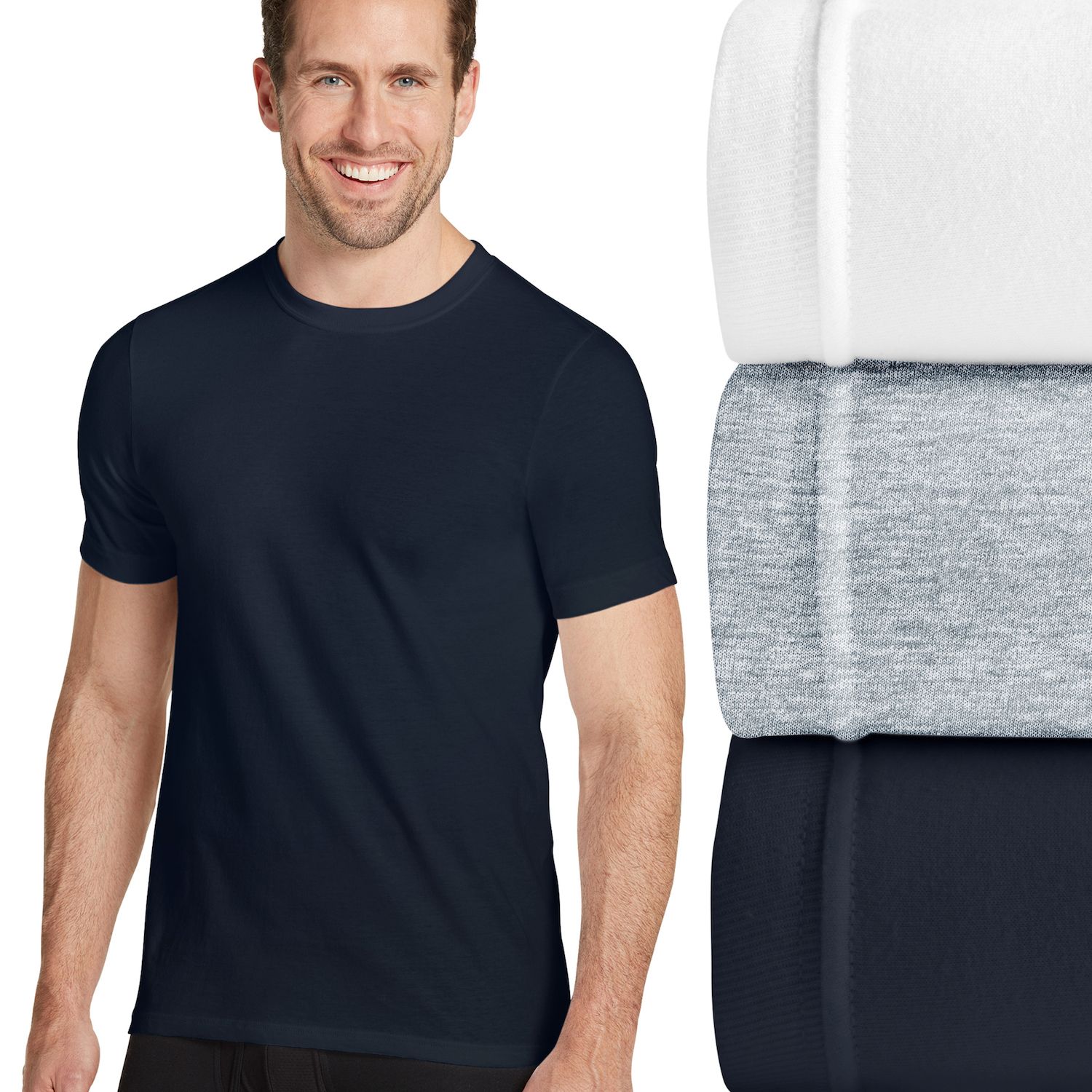 jockey slim stretch v neck