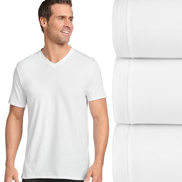 jockey slim fit stretch v neck 6 pack