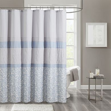 510 Design Lynda Embroidered Shower Curtain & Liner