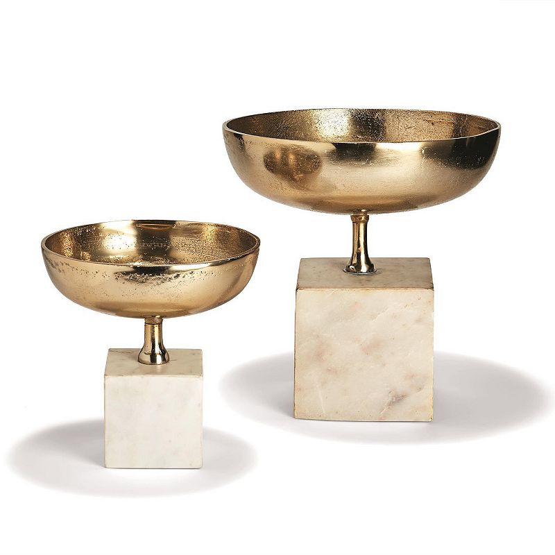 75949251 Chalice Bowl Decorative Table Decor, Gold sku 75949251