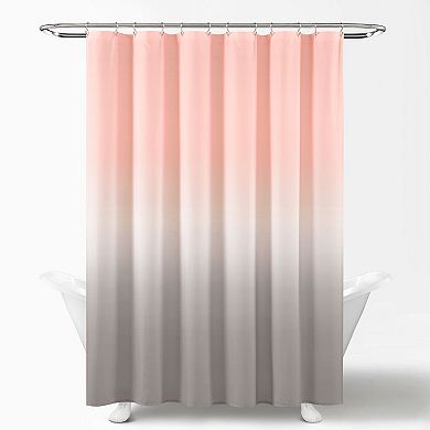 Lush Decor Umbre Fiesta Shower Curtain