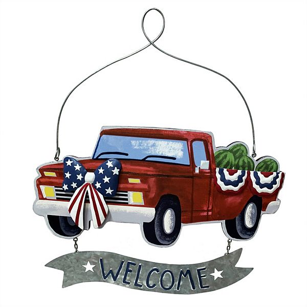 Celebrate Americana Together Welcome Truck Wall Decor