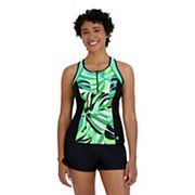 Zero Xposur Tankini Top Womens 10 Racer Back Built In Bra Swimsuit Bathing  Suit