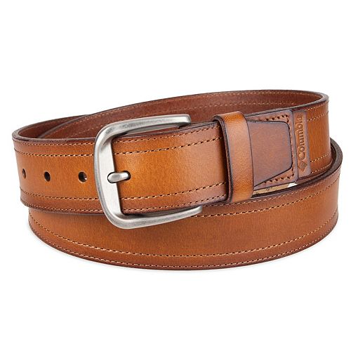 Men's Columbia Leather Casual Belt