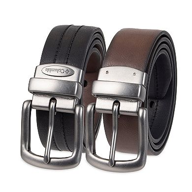 Men's Columbia Reversible Stretch Casual Leather Belt
