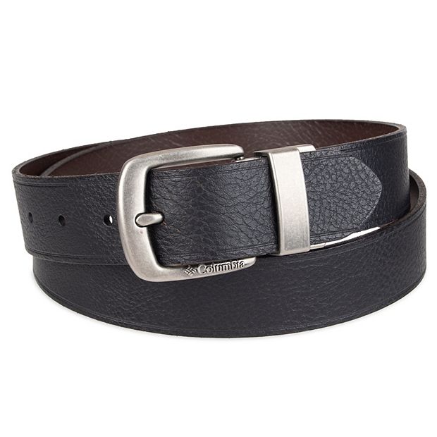 Men's Columbia Reversible Pebble Grain Leather Belt