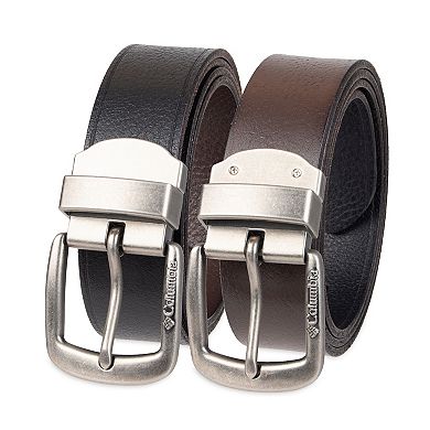 Men's Columbia Reversible Pebble Grain Leather Belt