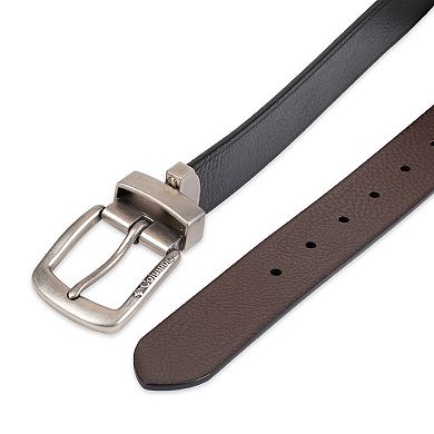 Big & Tall Columbia Reversible Pebble Grain Leather Belt