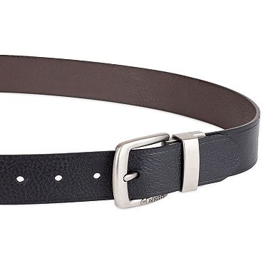 Big & Tall Columbia Reversible Pebble Grain Leather Belt