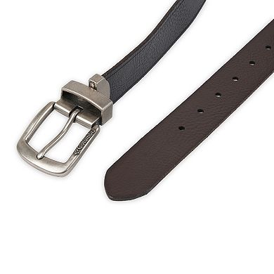 Big & Tall Columbia Reversible Pebble Grain Leather Belt