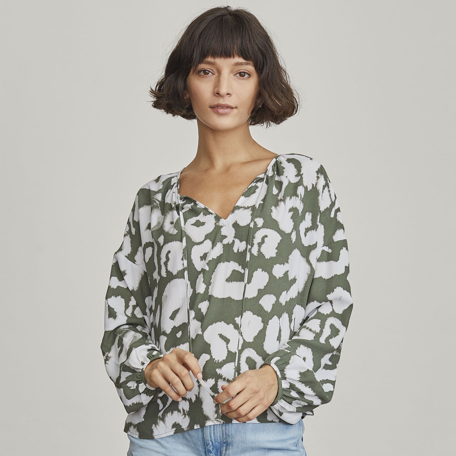 kohls womens peasant tops