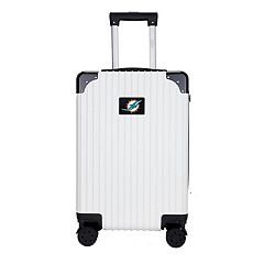 Denco Sports Luggage NFL Hardside Spinner - 20 - Pink/Miami Dolphins