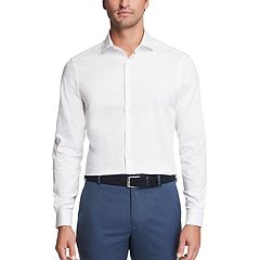 Van Heusen Men's Dress Shirt Regular Fit Pinpoint Solid