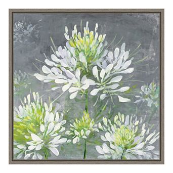 Amanti Art 'Farmhouse Cleome I' Framed Canvas Wall Art