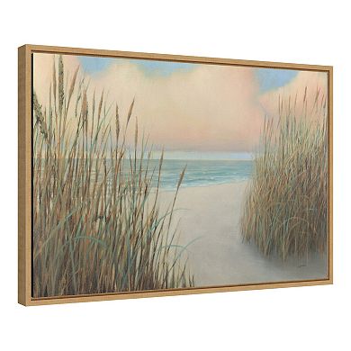Amanti Art 'Beach Trail I' Framed Canvas Wall Art