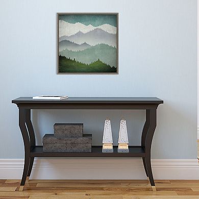 Amanti Art 'First Snow' Framed Canvas Wall Art