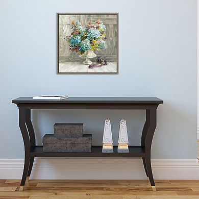 Amanti Art 'Rustic Florals' Framed Canvas Wall Art