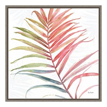 Amanti Art Tropical Blush VI Framed Canvas Wall Art