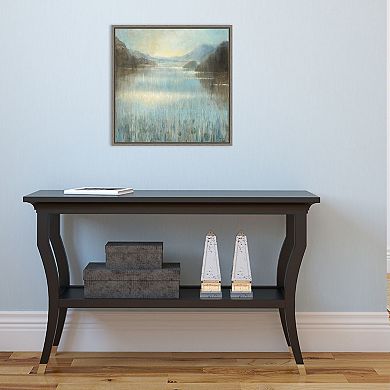 Amanti Art Through the Mist Square Framed Canvas Wall Art