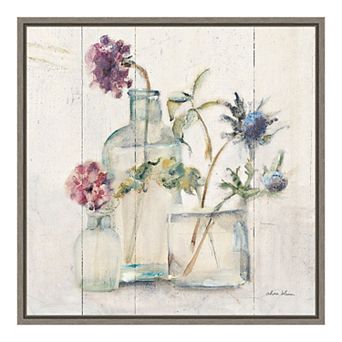 Amanti Art Blossoms on Birch II Framed Canvas Wall Art