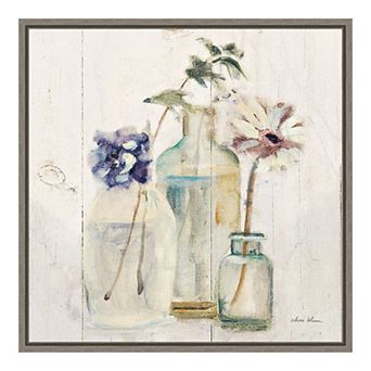 Amanti Art Blossoms on Birch III Framed Canvas Wall Art
