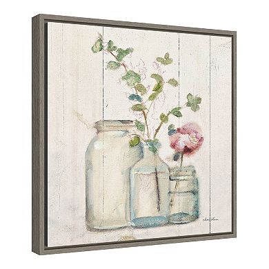 Amanti Art Blossoms on Birch IV Framed Canvas Wall Art