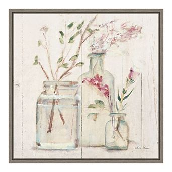 Amanti Art Blossoms on Birch VI Framed Canvas Wall Art