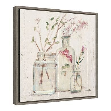 Amanti Art Blossoms on Birch VI Framed Canvas Wall Art