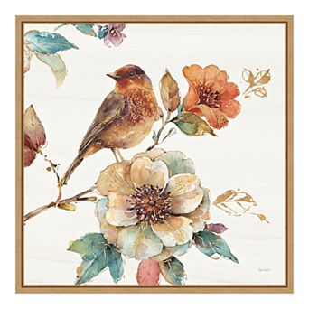 Amanti Art Spiced Nature II Soft White Framed Canvas Wall Art