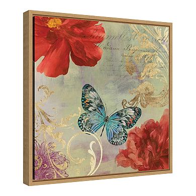 Amanti Art Cottage Red Framed Canvas Wall Art