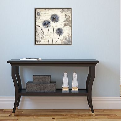 Amanti Art 'Blushing Blue I Mini' Framed Canvas Wall Art