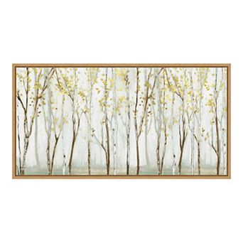 Amanti Art 'Long Landscape' Framed Canvas Wall Art