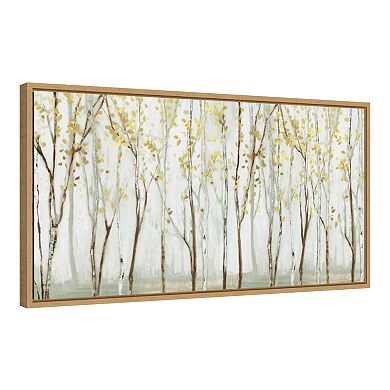 Amanti Art 'Long Landscape' Framed Canvas Wall Art