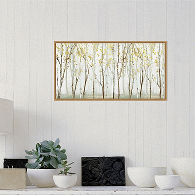Amanti Art 'Long Landscape' Framed Canvas Wall Art