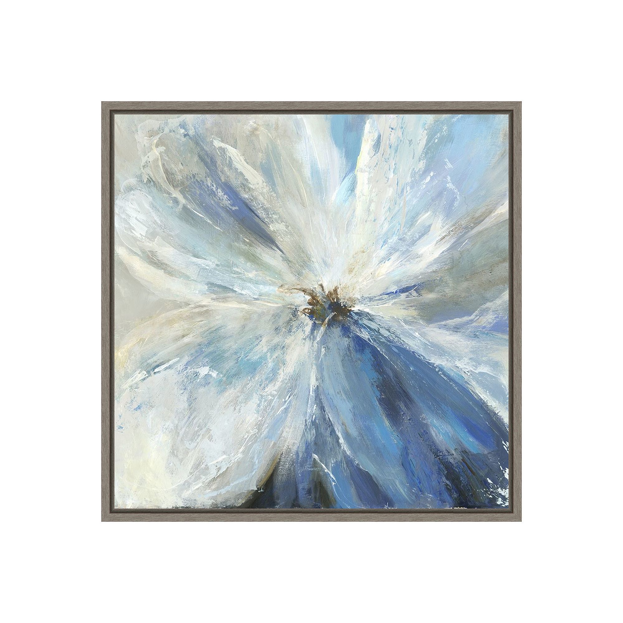 Amanti Art Gigi I Framed Canvas Wall Art, Gray