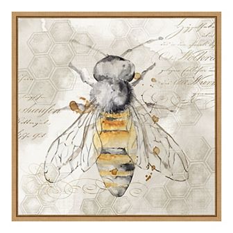 Amanti Art Queen Bee II Framed Canvas Print