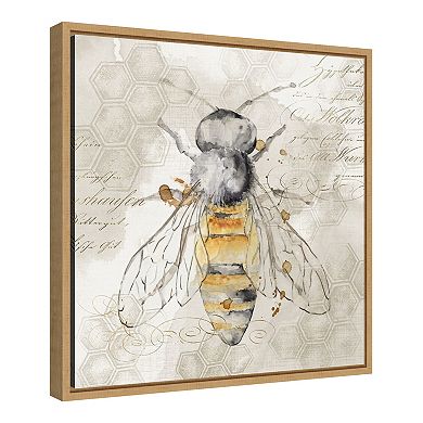 Amanti Art Queen Bee II Framed Canvas Print