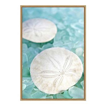 Amanti Art 'Crystal Harbor 9' Framed Canvas Wall Art