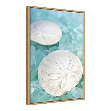 Amanti Art 'Crystal Harbor 9' Framed Canvas Wall Art