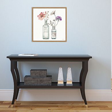 Amanti Art 'A Country Weekend X v2 with Purple' Framed Canvas Wall Art