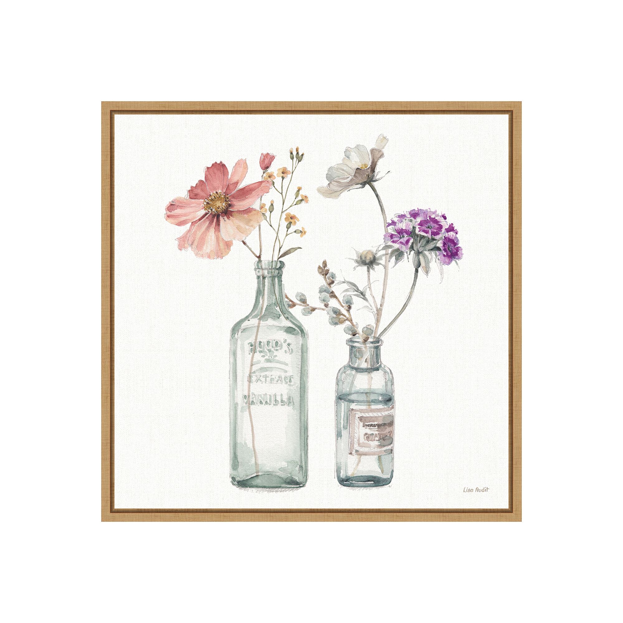 Amanti Art A Country Weekend X v2 with Purple Framed Canvas Wall Art, Bro