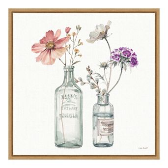 Amanti Art 'A Country Weekend X v2 with Purple' Framed Canvas Wall Art