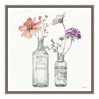 Amanti Art 'A Country Weekend X v2 with Purple' Framed Canvas Wall Art