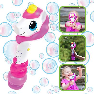 Maxx Bubbles Light & Sound Bubble Baton Unicorn