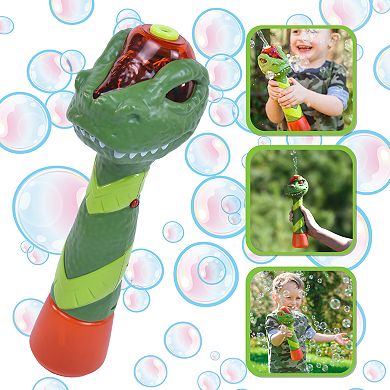 Maxx Bubbles Light & Sound Bubble Baton Dinosaur