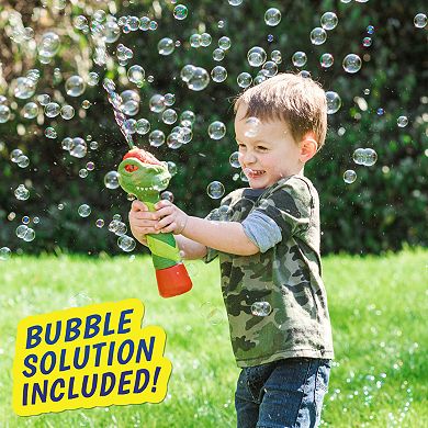 Maxx Bubbles Light & Sound Bubble Baton Dinosaur