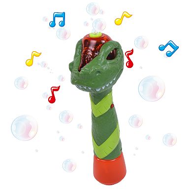 Maxx Bubbles Light & Sound Bubble Baton Dinosaur