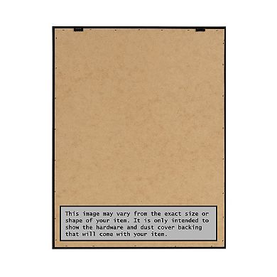 Amanti Art Yellow Dog Swim Framed Canvas Print