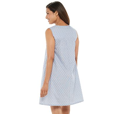 Women's Croft & Barrow® Pintuck Yoke Nightgown