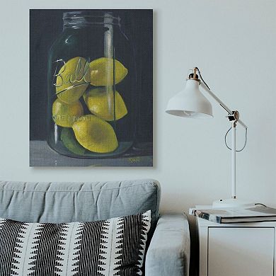 Stupell Home Decor Lemon Still Life Canvas Wall Art